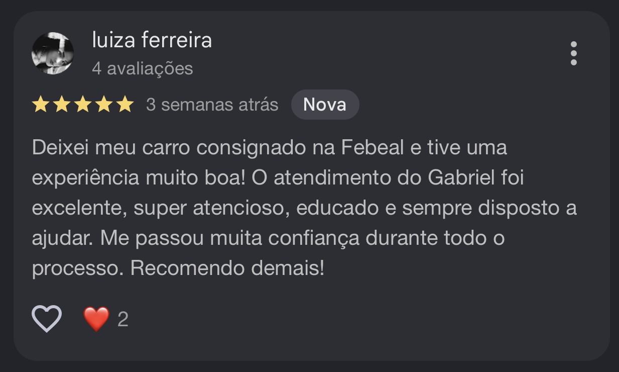 Depoimento no WhatsApp
