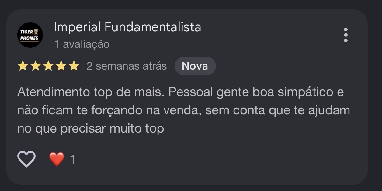 Depoimento no WhatsApp
